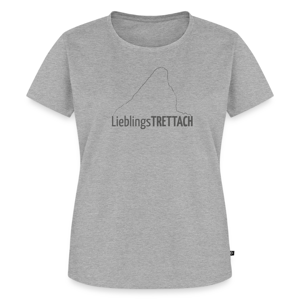 Frauen Premium T-Shirt | LieblingsTRETTACH - Grau meliert