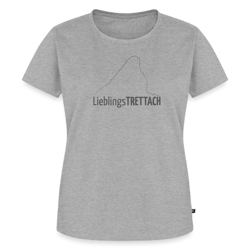 Frauen Premium T-Shirt | LieblingsTRETTACH - Grau meliert
