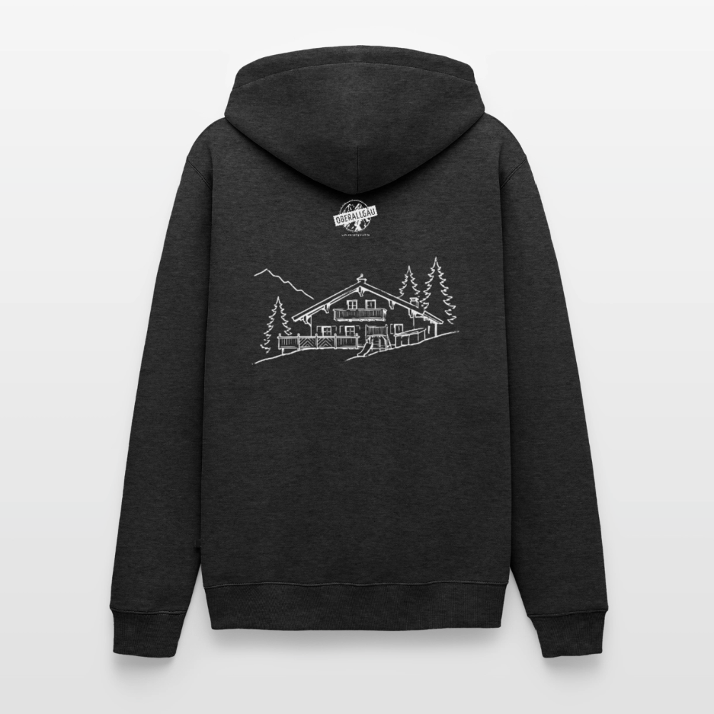 Männer Premium Hoodie | Untere Ochsenalpe - Anthrazit meliert