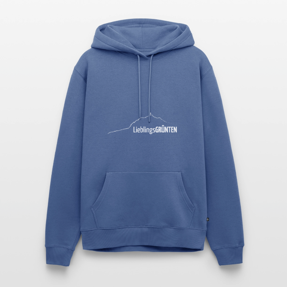 Männer Premium Hoodie | LieblingsGRÜNTEN - Taubenblau