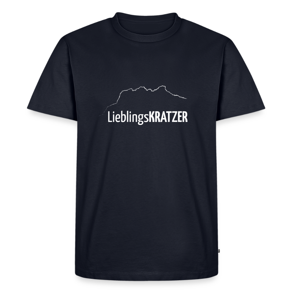 Männer Premium T-Shirt | LieblingsKRATZER - Navy