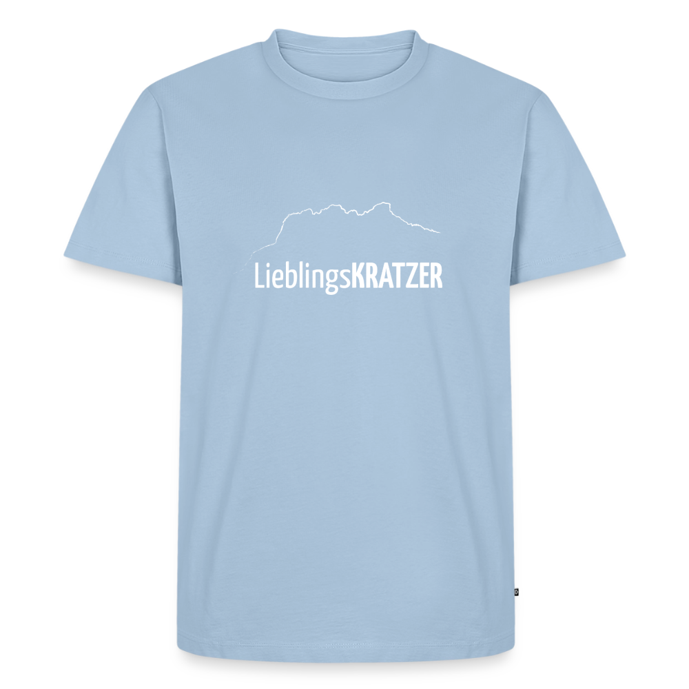 Männer Premium T-Shirt | LieblingsKRATZER - Hellblau