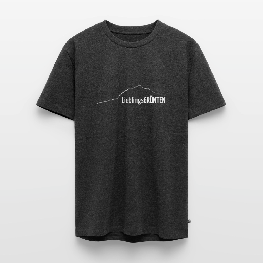 Männer Premium T-Shirt | LieblingsGRÜNTEN - Anthrazit meliert