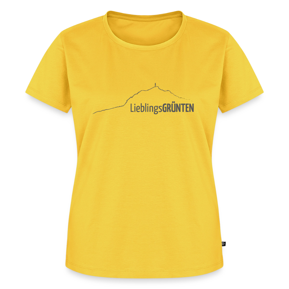 Frauen Premium T-Shirt | LieblingsGRÜNTEN - Sonnengelb