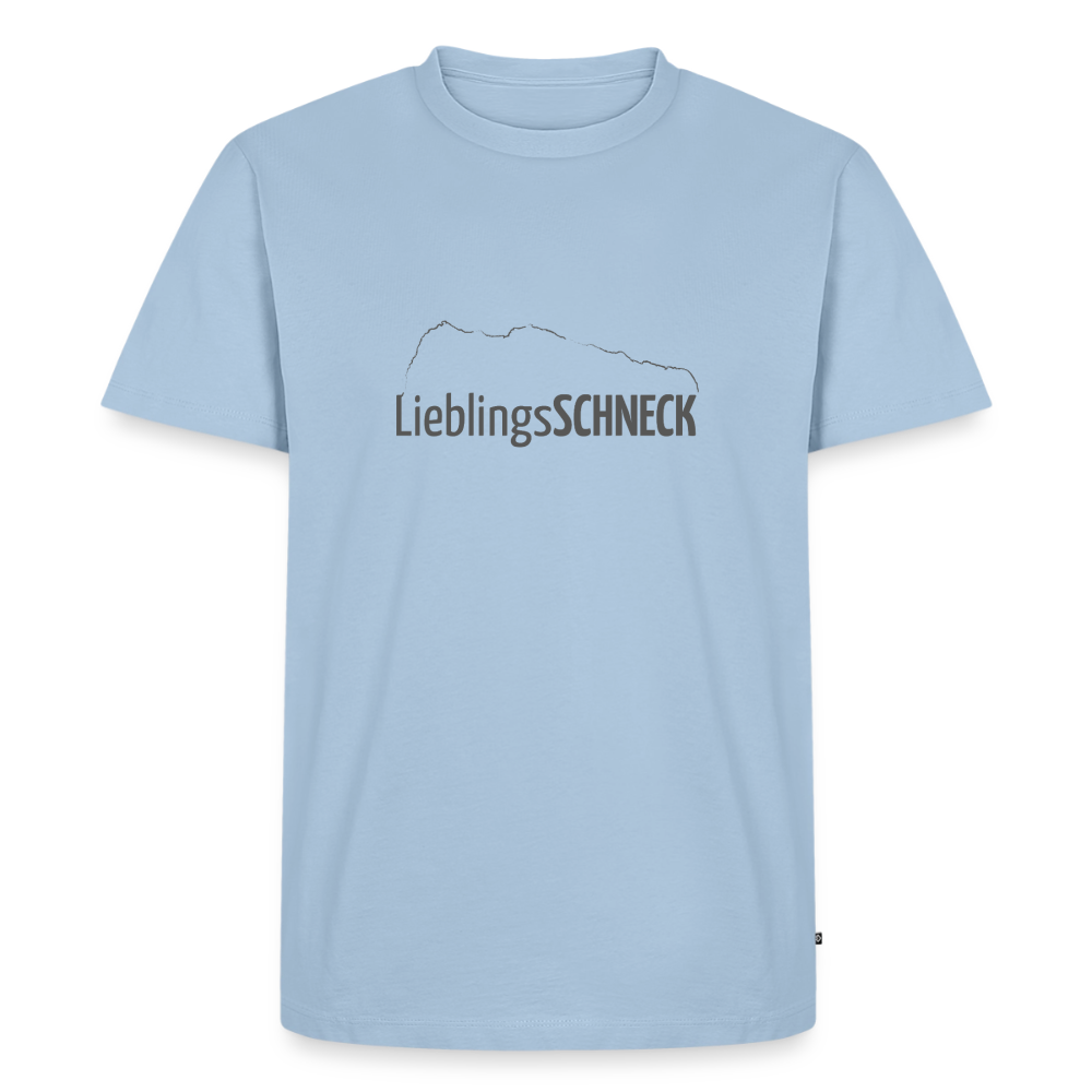 Männer Premium T-Shirt | LieblingsSCHNECK - Hellblau