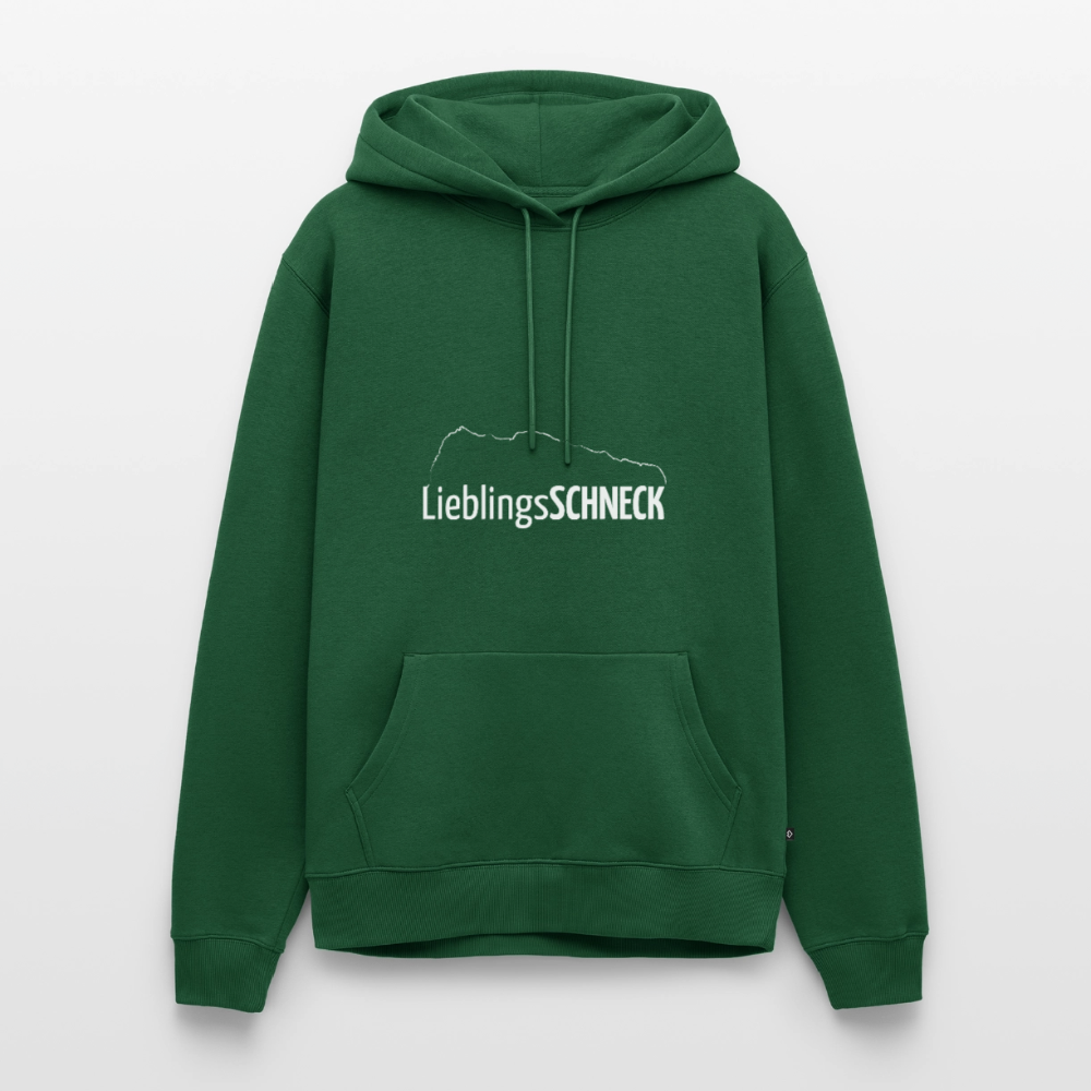 Männer Premium Hoodie | LieblingsSCHNECK - Flaschengrün