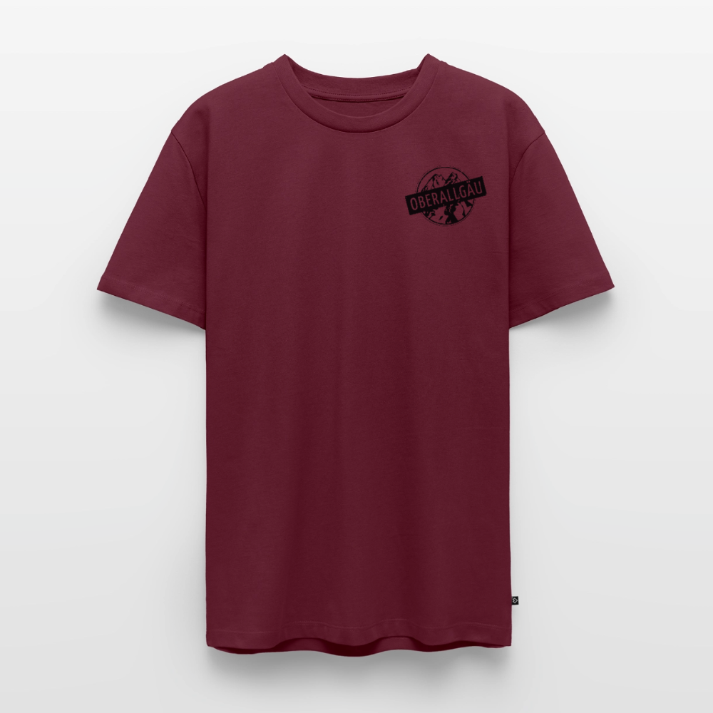 Männer Premium T-Shirt | OBERALLGÄU - Burgunderrot
