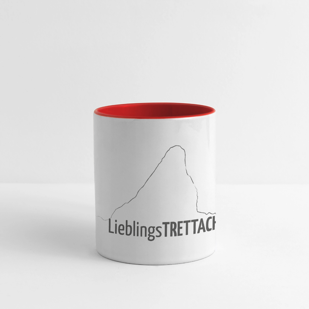 Panoramatasse | LieblingsTRETTACH - Weiß/Rot