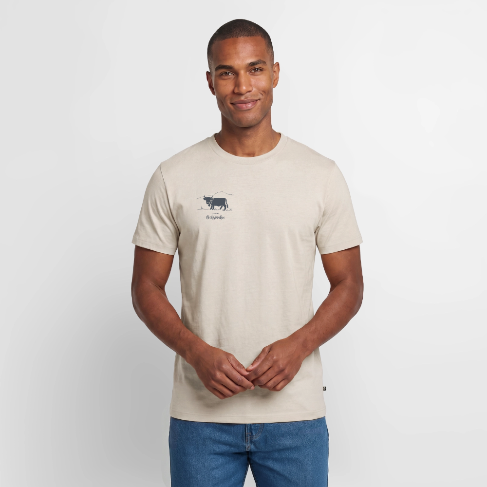 Männer Premium T-Shirt | Untere Ochsenalpe - Beige