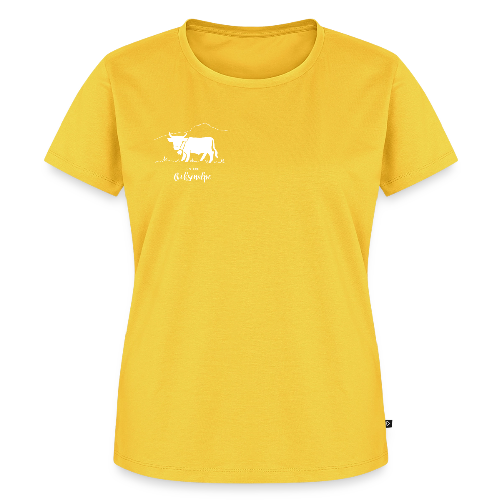 Frauen Premium T-Shirt | Untere Ochsenalpe - Sonnengelb