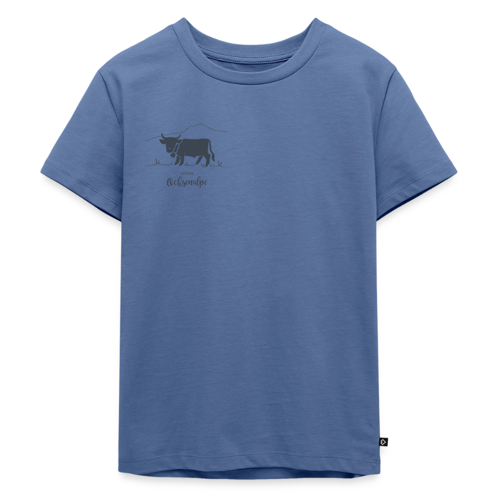 Kinder Premium T-Shirt | Untere Ochsenalpe - Taubenblau