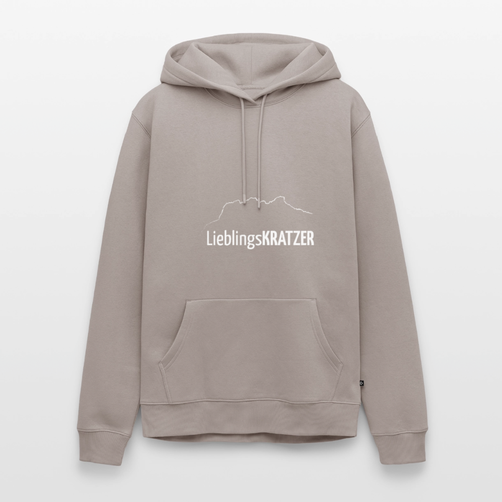 Männer Premium Hoodie | LieblingsKRATZER - Taupe