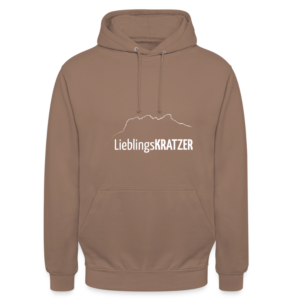Unisex Hoodie | LieblingsKRATZER - Mokka