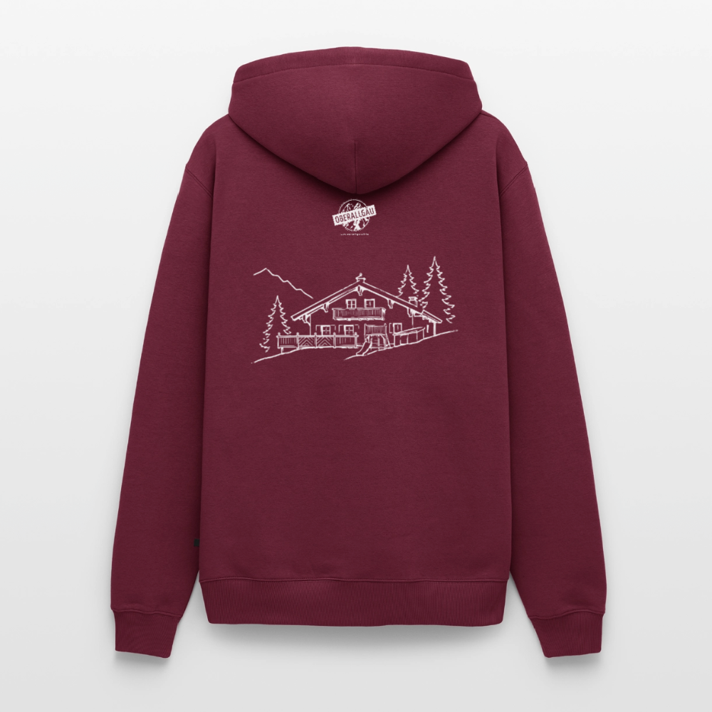 Männer Premium Hoodie | Untere Ochsenalpe - Burgunderrot