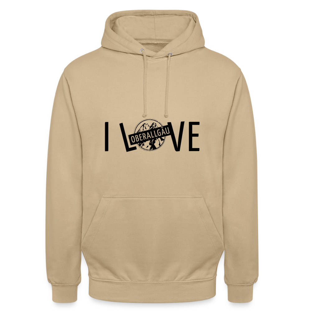 Unisex Hoodie | I LOVE - Beige