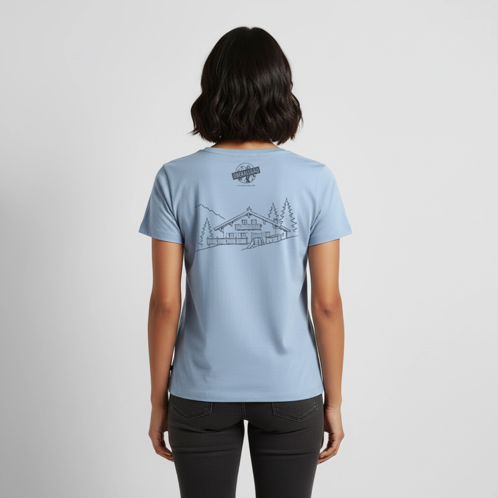 Frauen Premium T-Shirt | Untere Ochsenalpe - Hellblau