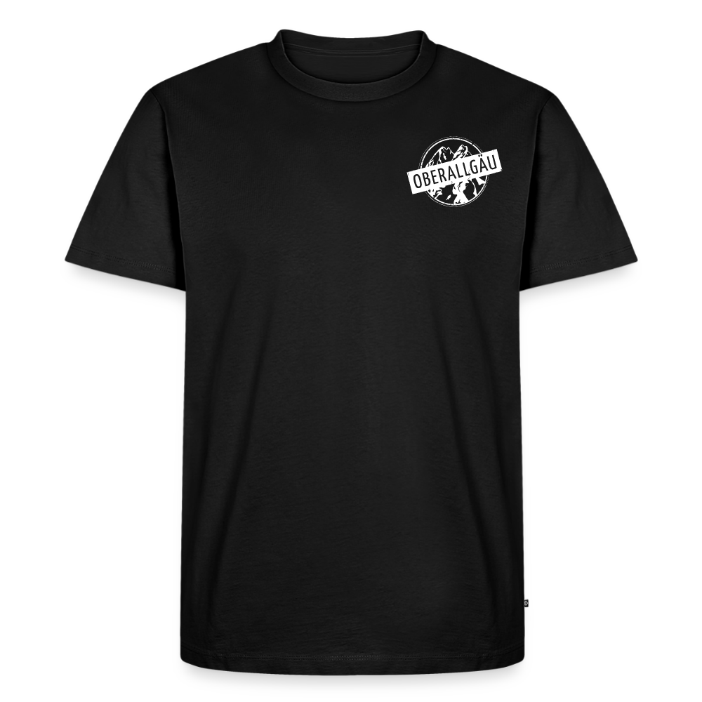 Männer Premium T-Shirt | OBERALLGÄU - Schwarz