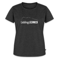 Frauen Premium T-Shirt | LieblingsSCHNECK - Anthrazit meliert