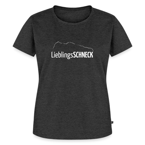Frauen Premium T-Shirt | LieblingsSCHNECK - Anthrazit meliert