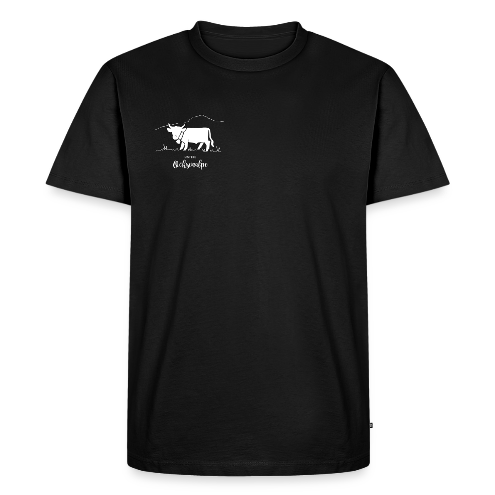 Männer Premium T-Shirt | Untere Ochsenalpe - Schwarz