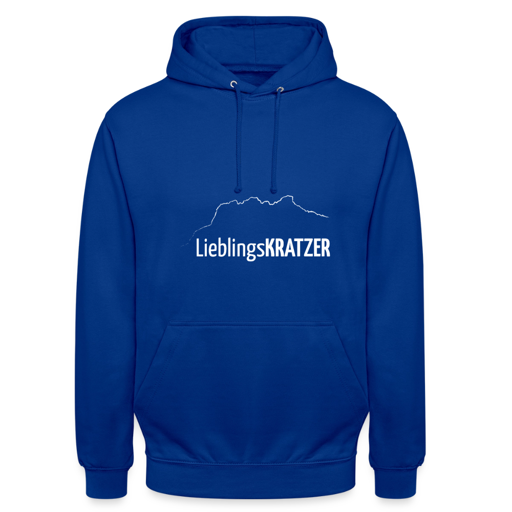 Unisex Hoodie | LieblingsKRATZER - Royalblau