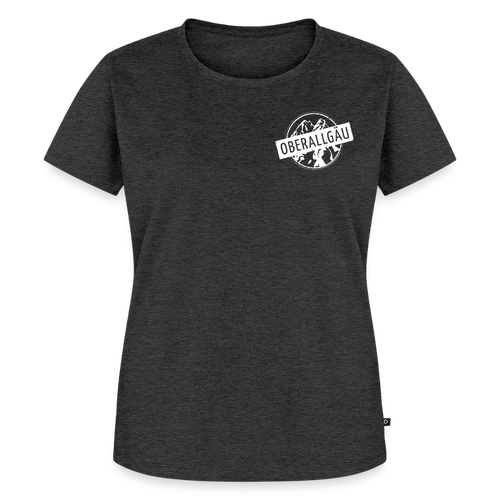 Frauen Premium T-Shirt | OBERALLGÄU - Anthrazit meliert