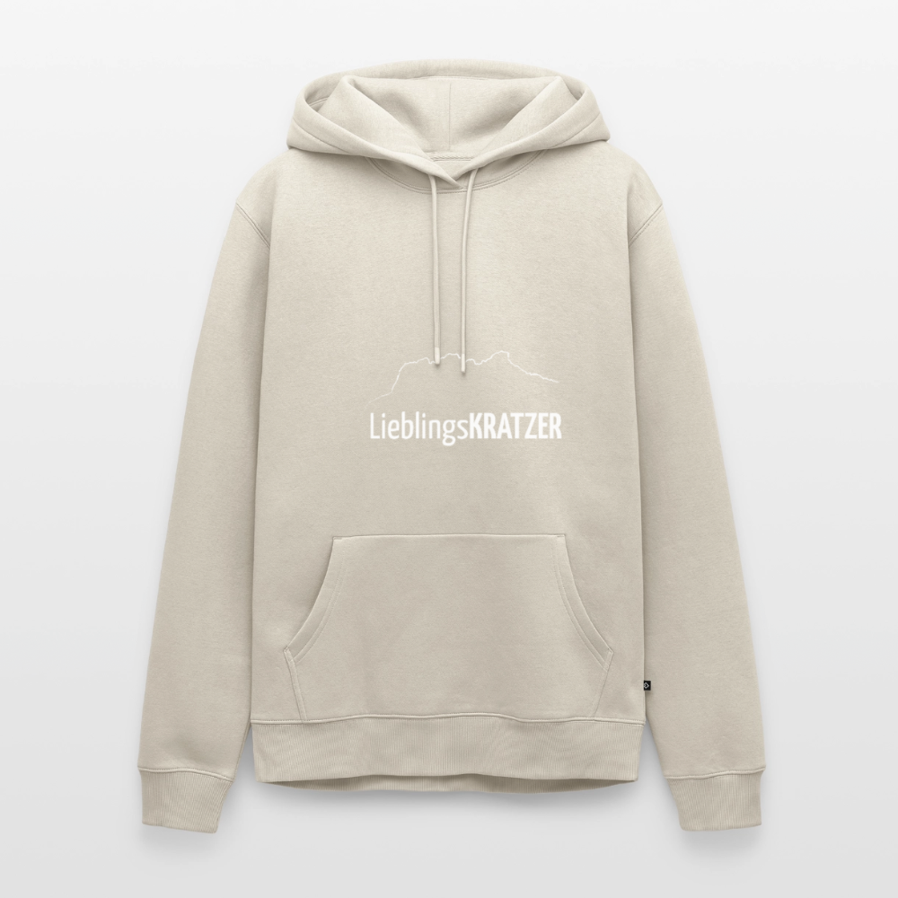 Männer Premium Hoodie | LieblingsKRATZER - Beige