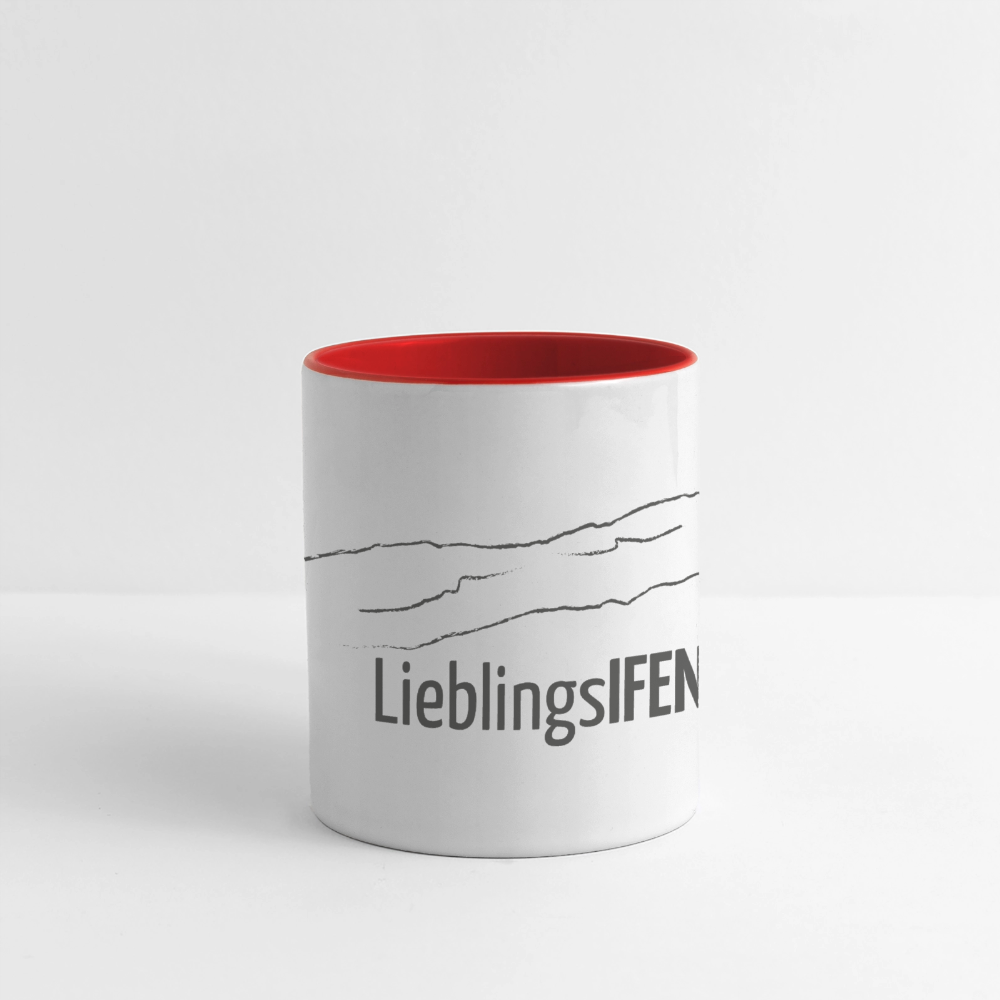 Panoramatasse | LieblingsIFEN - Weiß/Rot