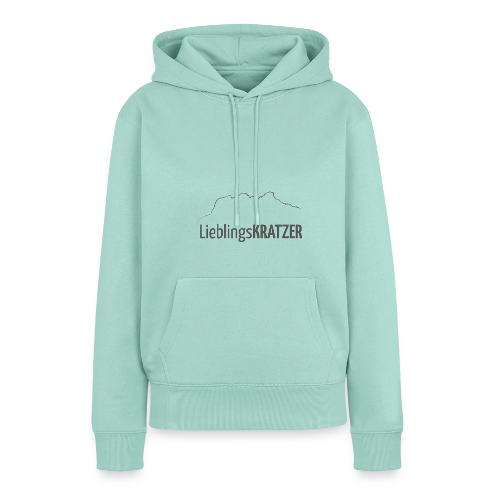 Frauen Premium Hoodie | LieblingsKRATZER - Mint 