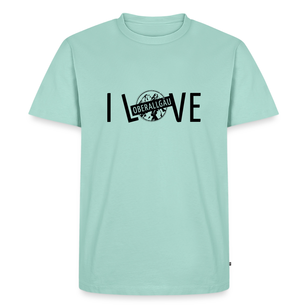 Männer Premium T-Shirt | I LOVE - Mint 