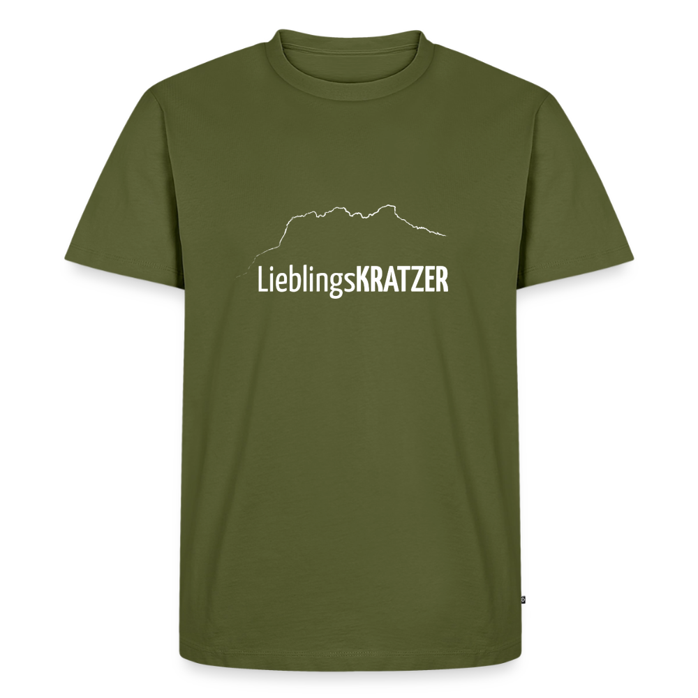 Männer Premium T-Shirt | LieblingsKRATZER - Khaki