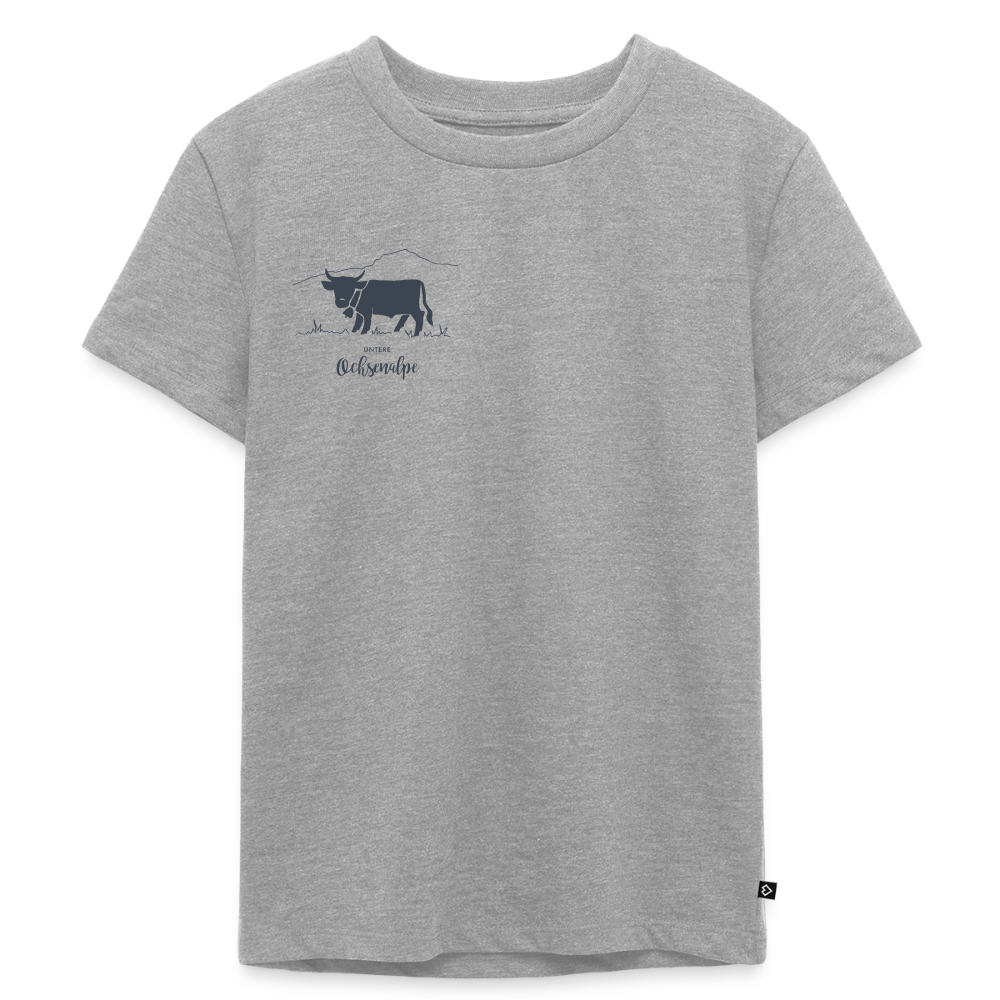 Kinder Premium T-Shirt | Untere Ochsenalpe - Grau meliert