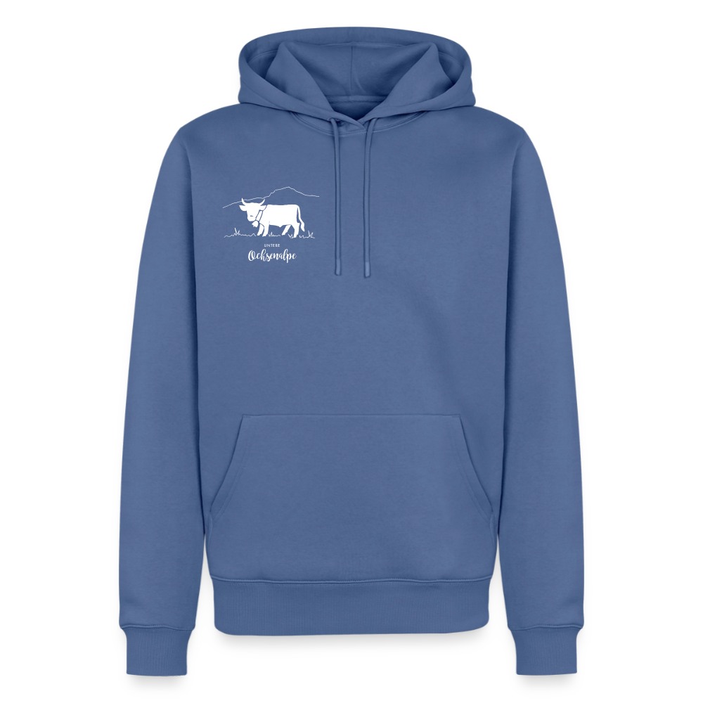 Männer Premium Hoodie | Untere Ochsenalpe - Taubenblau