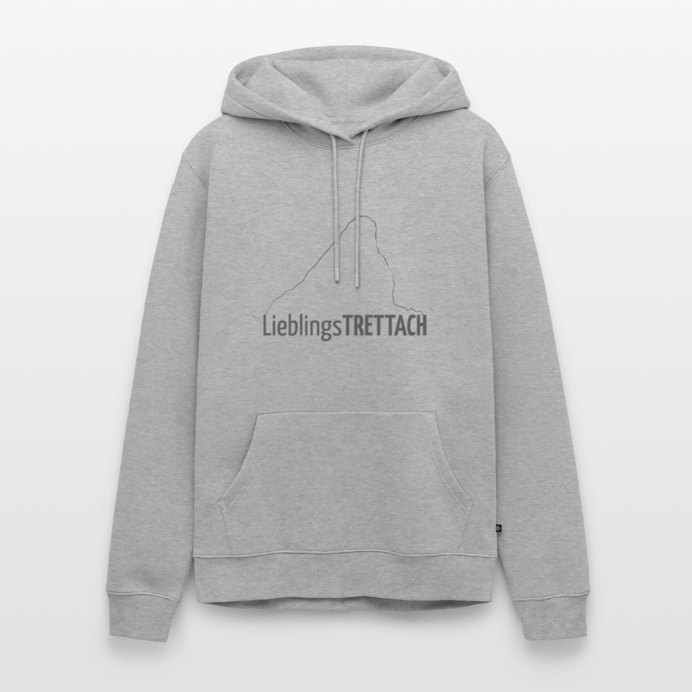 Männer Premium Hoodie | LieblingsTRETTACH - Grau meliert