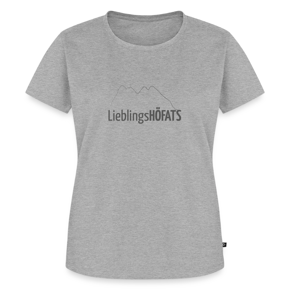 Frauen Premium T-Shirt | LieblingsHÖFATS - Grau meliert