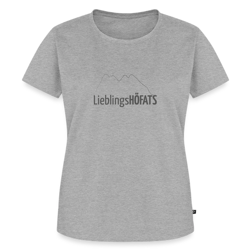 Frauen Premium T-Shirt | LieblingsHÖFATS - Grau meliert