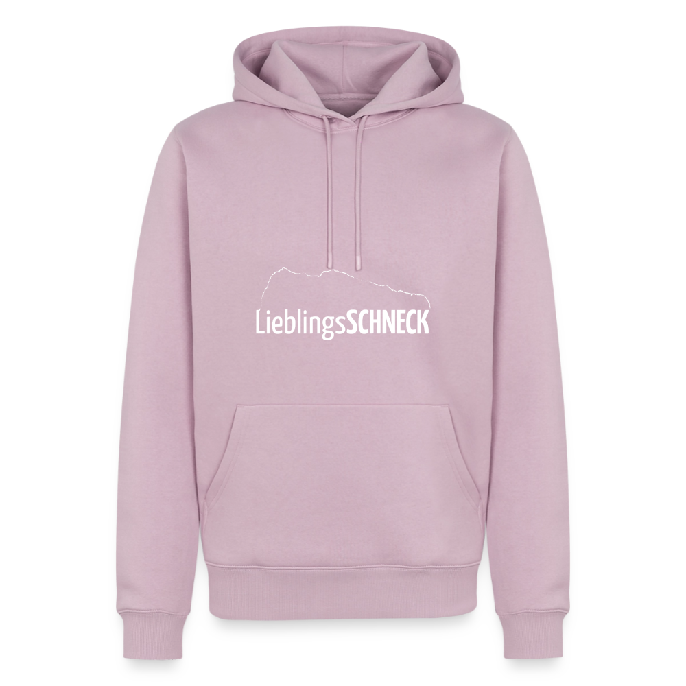 Männer Premium Hoodie | LieblingsSCHNECK - Altrosa