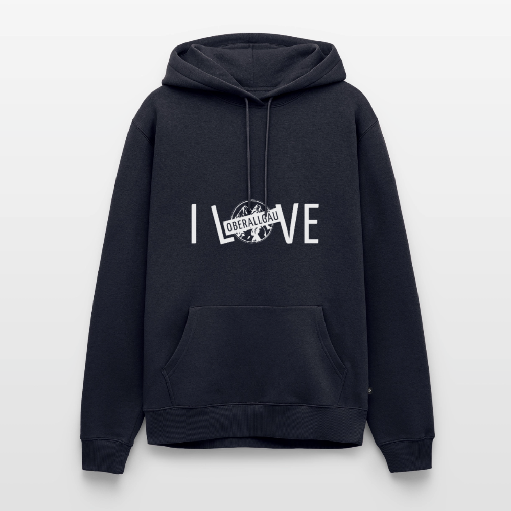 Männer Premium Hoodie | I LOVE - Navy