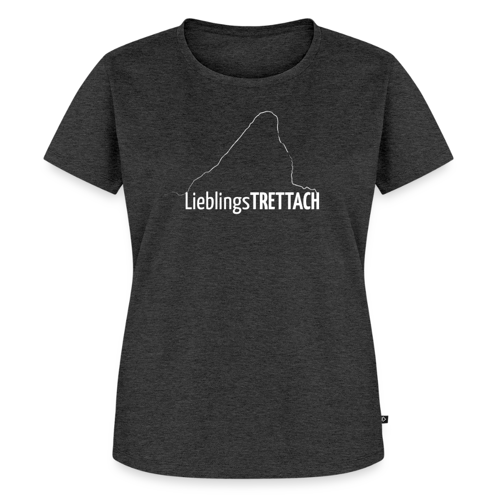Frauen Premium T-Shirt | LieblingsTRETTACH - Anthrazit meliert