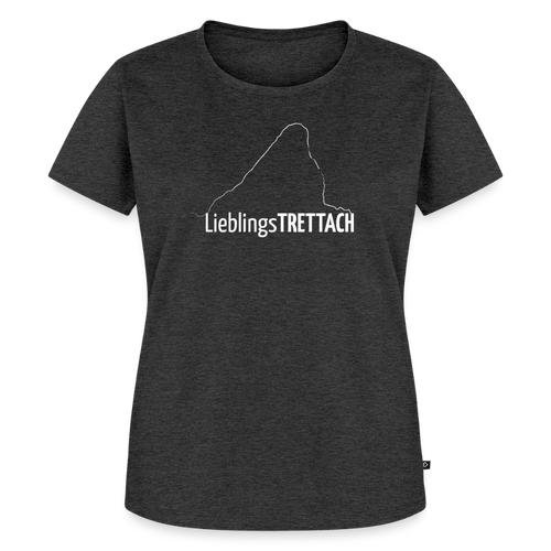 Frauen Premium T-Shirt | LieblingsTRETTACH - Anthrazit meliert