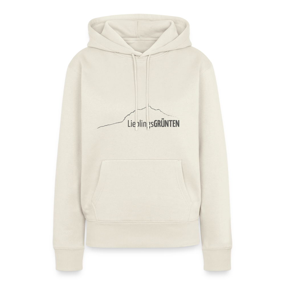 Frauen Premium Hoodie | LieblingsGRÜNTEN - Naturweiß