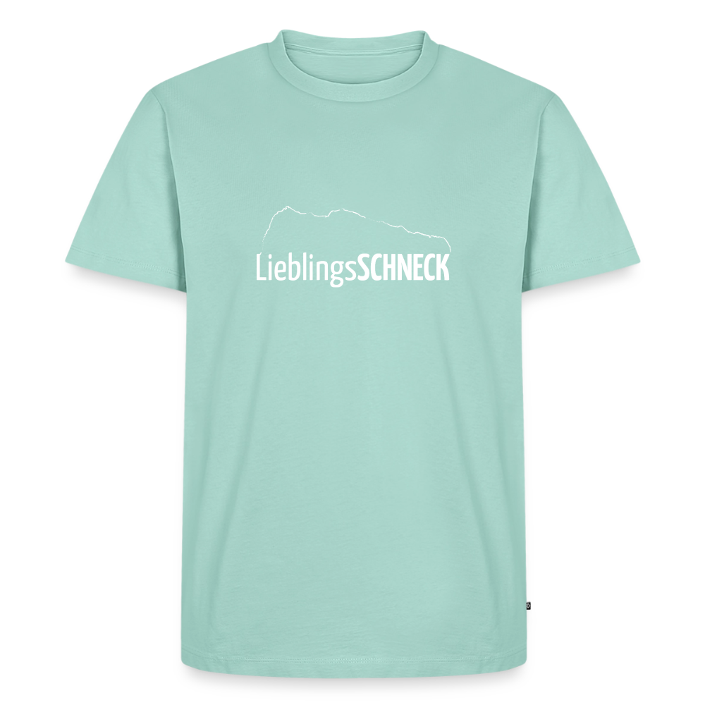 Männer Premium T-Shirt | LieblingsSCHNECK - Mint 
