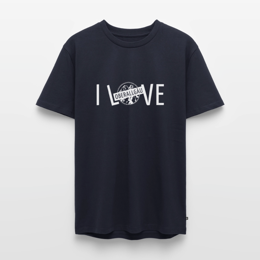 Männer Premium T-Shirt | I LOVE - Navy