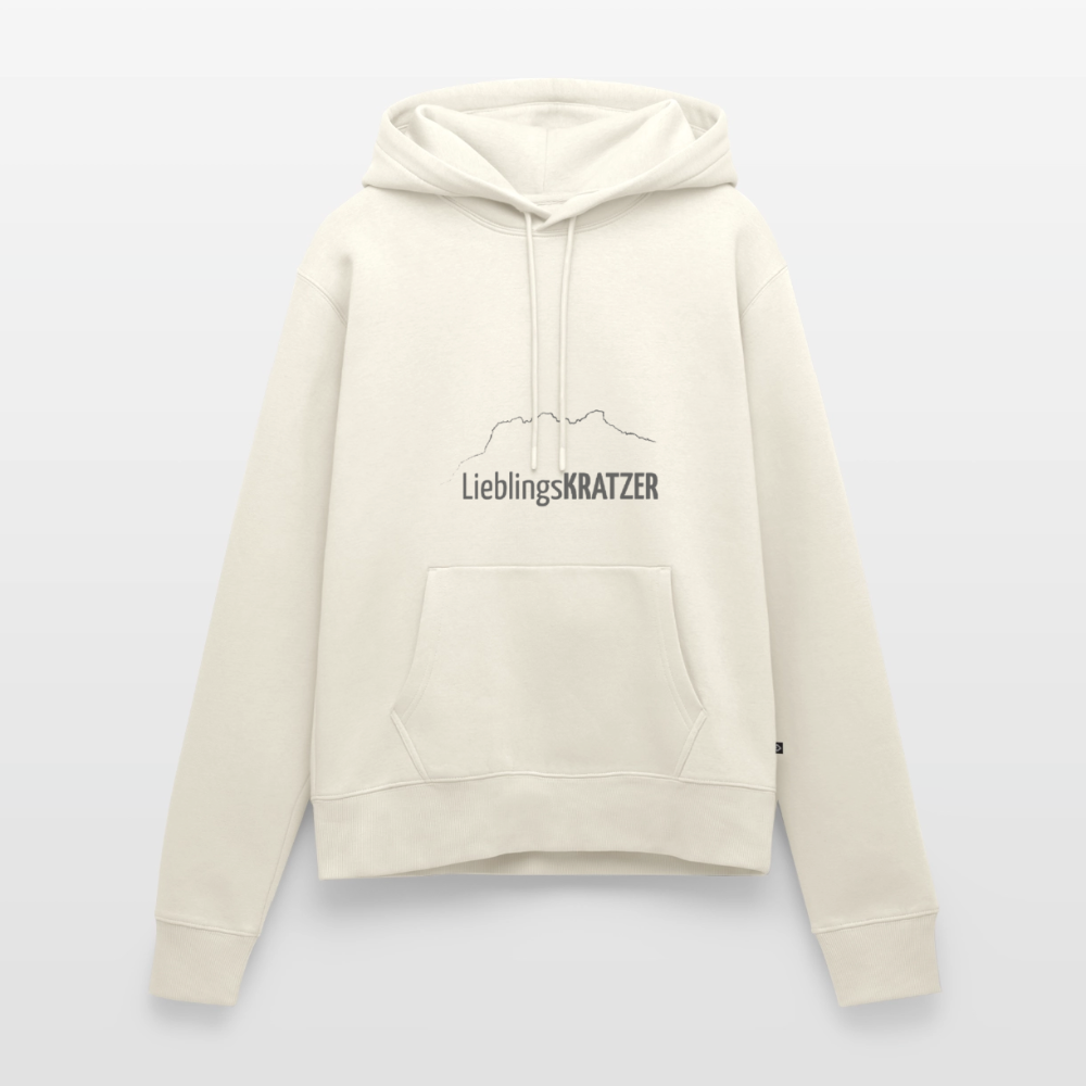 Frauen Premium Hoodie | LieblingsKRATZER - Naturweiß