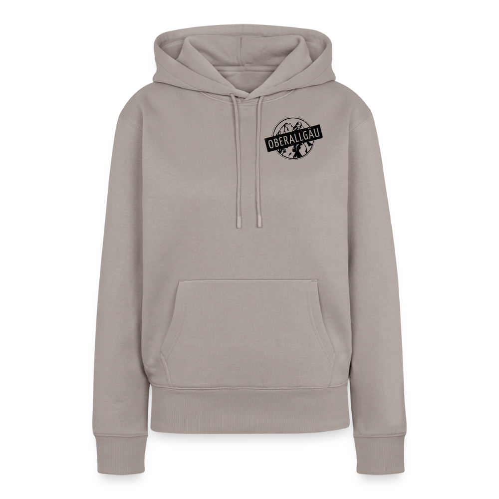 Frauen Premium Hoodie | OBERALLGÄU - Taupe