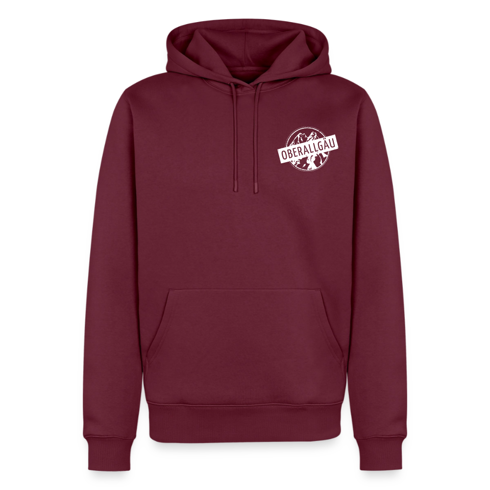 Männer Premium Hoodie | OBERALLGÄU - Burgunderrot