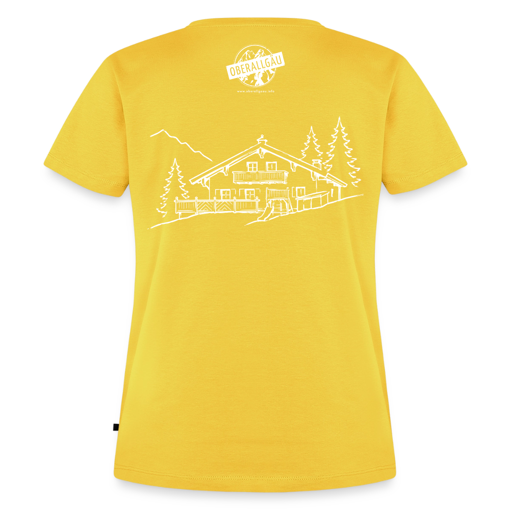 Frauen Premium T-Shirt | Untere Ochsenalpe - Sonnengelb