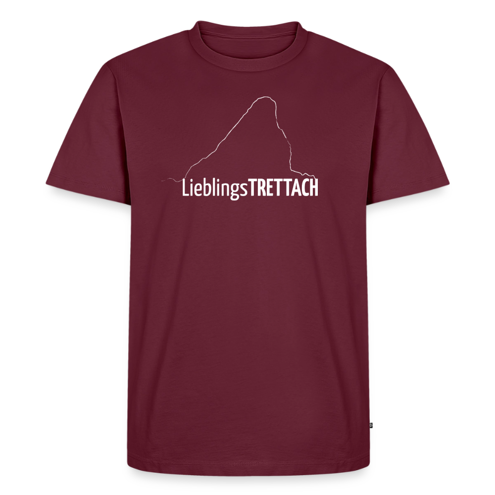 Männer Premium T-Shirt | LieblingsTRETTACH - Burgunderrot