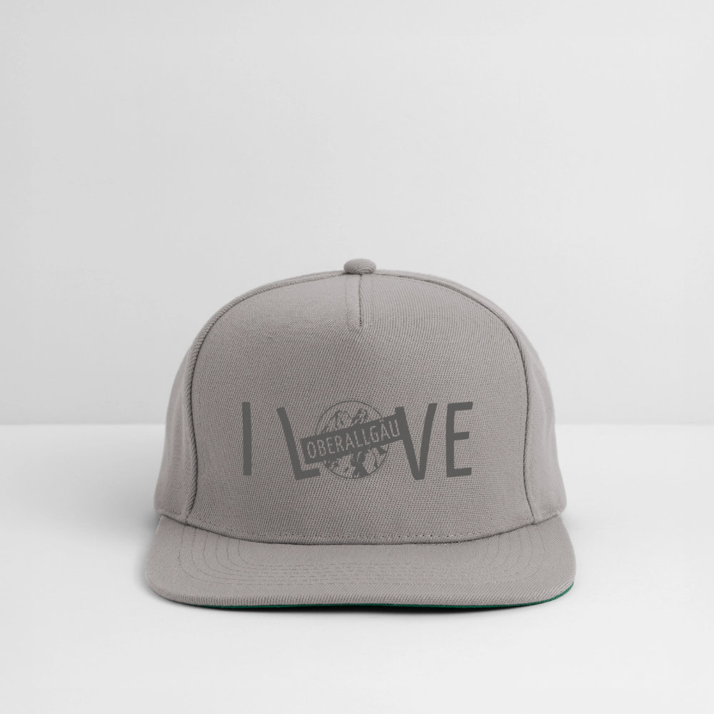 Snapback Cap | I LOVE - Graphit/Graphit