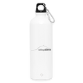 Trinkflasche mit Karabiner 750 ml | LieblingsGRÜNTEN - Weiß